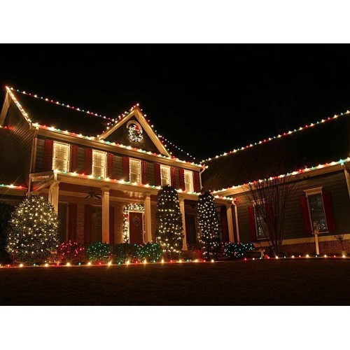 Novelty Lights, Inc. C9 7 C Asst Ceramic Outdoor Patio Party Christmas Replacement Bulbs, Multi Color, 25 Pack