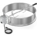 Onlyfire Stainless Steel Rotisserie Ring Kit Barbecue Accessories for Weber 22" Kettle Grill and Other Similar Size Grills