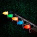 Novelty Lights, Inc. C9 7 C Asst Ceramic Outdoor Patio Party Christmas Replacement Bulbs, Multi Color, 25 Pack