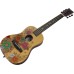 First Act Acoustic Guitar, 30” - Top Features Flower Design - Brass Acoustic Guitar Strings, Tuning Gear, String Post Covers, Steel-Reinforced Neck, Strap Buttons – Musical Instruments