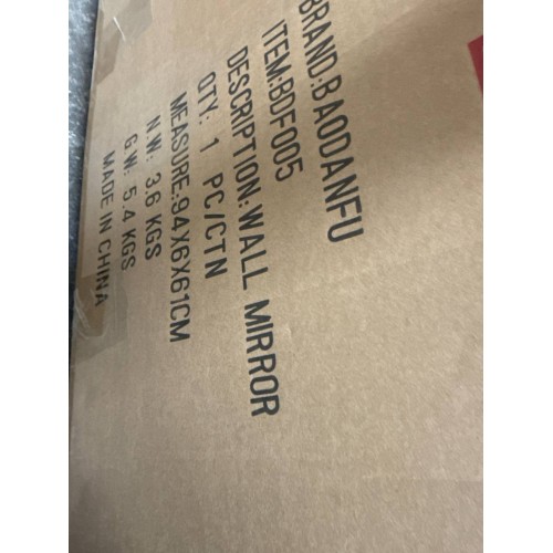 Wall Mirror Decorative Mirrors Mounted Decor Tear Drop Shape Wall-Mounted Gold for Bedroom Living Room Entryway Bathroom Vanity(Gold, 1-Pack)