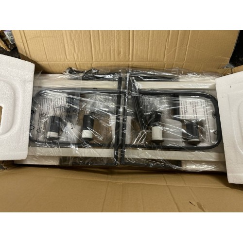 TZOE Rectangle Dinning Room Chandeliers,Rustic Pendant Lighting for Kitchen Island, White Oak Wood Color Metal&Black Finish Vintage Industrial 5-Light Chandelier,L31.5 x W8.6 x H13.7