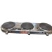 Kalorik Triple Burner Buffet Set, Stainless Steel