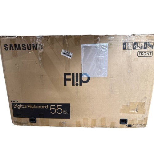 Samsung Flip Pro Digital Flipboard, WM55B, 55", UHD, Advanced IR Touch,HDMI in, USB-C Video/touch-out, USB, LAN, WiFi WPA2 Enterprise, Bluetooth, RS-232, Tizen