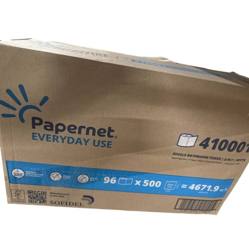 Heavenly Soft Toilet Tissue, Septic Safe, 2-Ply, White. 4.1-Inch x 146 ft, 500 Sheets/Roll, 96 RL/CT (410001)