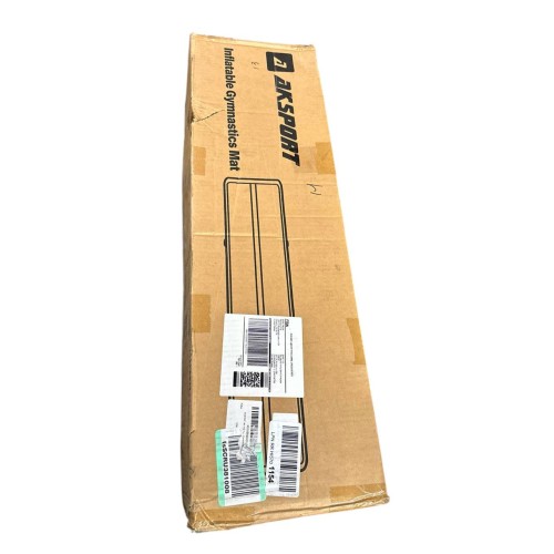 AKSPORT Inflatable Gymnatsics Mat Tumble Track 10ft 13ft 16ft 20ft 23ft Air Tumbling Mat with Air Pump for Home Use/Training/Cheerleading/Yoga