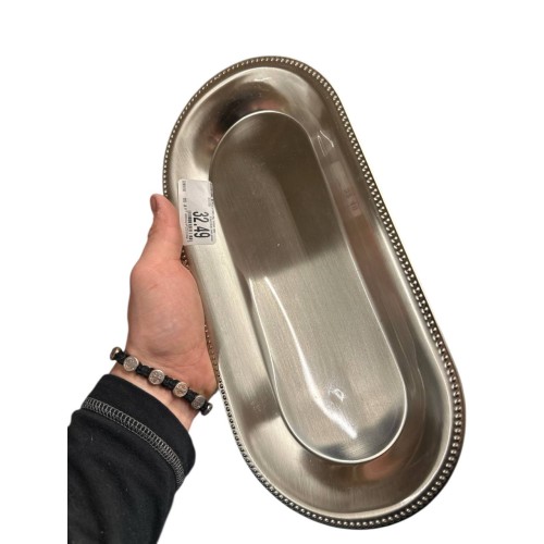 Everhome™ Beaded Metal Vanity Tray in Brushed Nickel, 1 ct - Harris Teeter