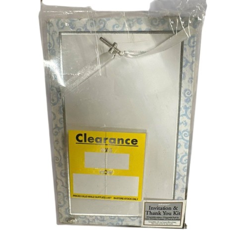 Amscan 20 Blank Imprintable Invitations w/Envelopes & Thank You Kit