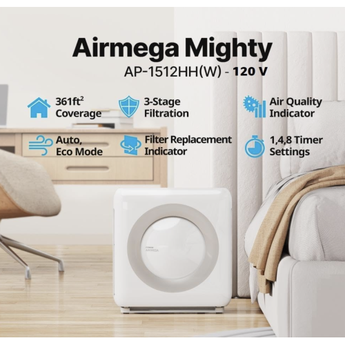 CoWay AirMega AP-1512HH(W) True HEPA Purifier