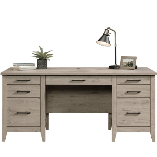 Sauder® Summit Station 66" W Executive Desk, Laurel Oak