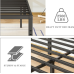 Bed-Frame-Queen, 14 Inch Metal Platform Bed-Frame No Box Spring Needed, Heavy Duty, Easy Assembly, Noise Free, Black