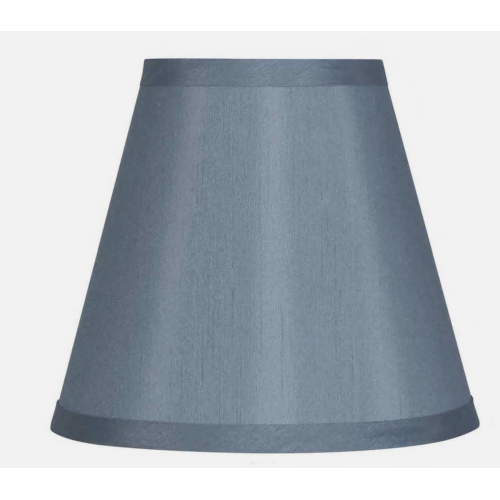 Mix & Match 4.5x8x7" Slate Blue Accent Lamp Shade, Round