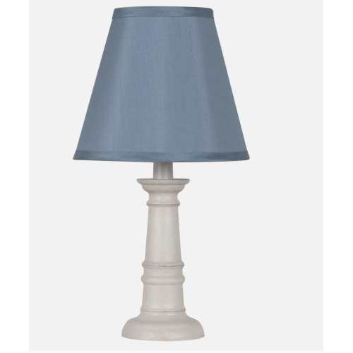 Mix & Match 4.5x8x7" Slate Blue Accent Lamp Shade, Round