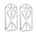 KIBAGA Beautiful Cathedral Window Frame Set of 2 – Lovely Farmhouse Wall Decor