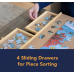Bits and Pieces Original Standard Wooden Jigsaw Puzzle Plateau-The Complete Puzzle Storage System
