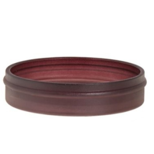 Charola Para Tocador Bee & Willow De Cristal Color Vino