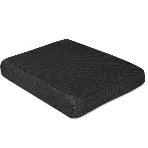 Milliard Memory Foam Seat Cushion Chair Pad 18 x 16 x 3in. with Washable Cover, for Relief and Comfort
