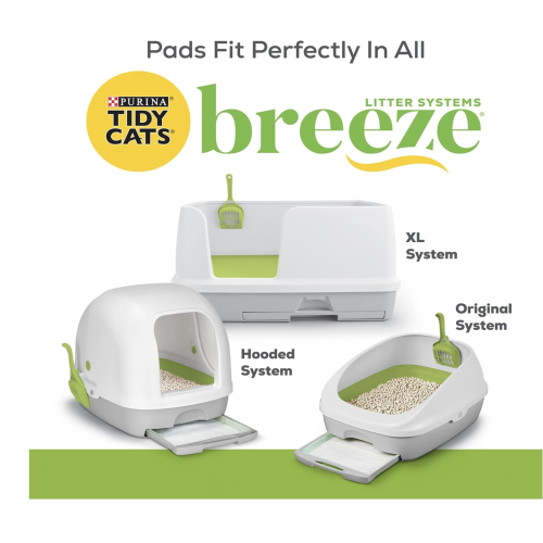 Purina Tidy Cats Breeze Litter System Cat Pad Refills 10ct. Pack Tidy Cats Cat Litter Pads - 10 ct. Pouch