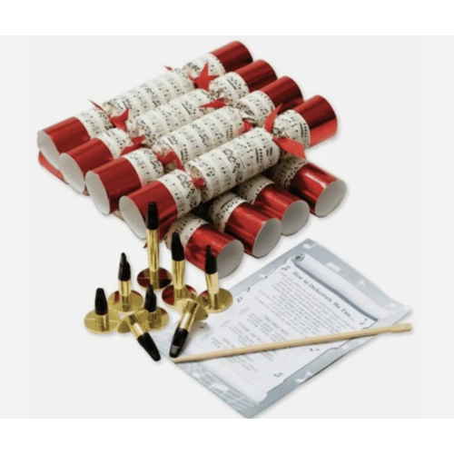 Robin Reed Concerto English Crackers with Musical Whistles 588, 10 In (Set of 8)