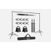 EMART Backdrop Stand 10x10ft(WxH) Photo Studio Adjustable Background Stand Support kit with 2 Crossbars, 8 Clamps, 2 Sandbags and Carry Bag for Parties, Events Decoration, Wedding, Photography
