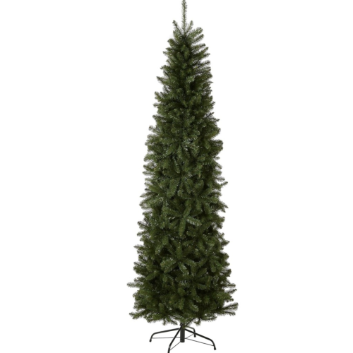 National Tree Company Artificial Slim Christmas Tree, Green, Kingswood Fir, Includes Stand, 6.5 Feet