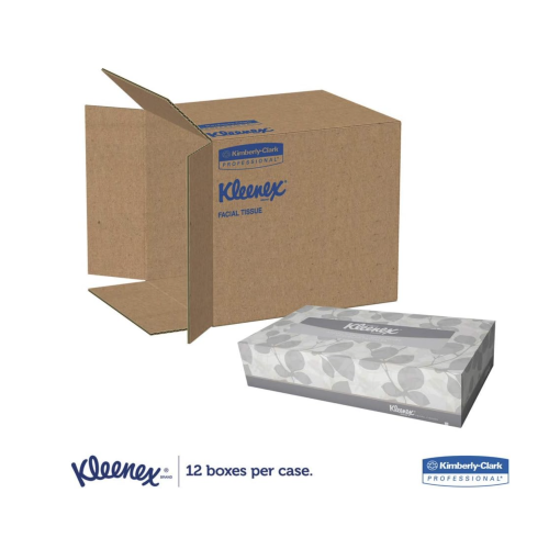 Kleenex 3076 White Facial Tissue, 2-Ply, 125/box, 12/carton Kleenex 3076 White Facial Tissue, 2-Ply, 125/box, 12/carton