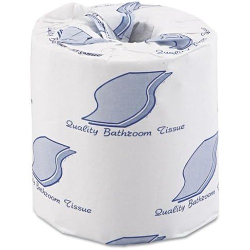 GEN Bath Tissue, Individually Wrapped, 2-Ply, 500 Sheets/Roll, White - Includes 96 Rolls of Individually Wrapped Toilet Tissue per case.