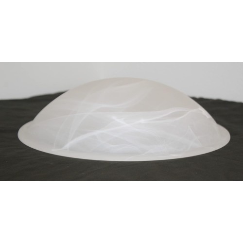 LUMINANCE Lighting Faux Alabaster Style Pendant Glass 11-3/4" Dia x 3-1/8" H G7676-4