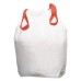 Boardwalk BWK1DK100 13 Gallon 0.8 mil. Drawstring Kitchen Bags - White (100 Bags/Roll, 2 Rolls/Carton)