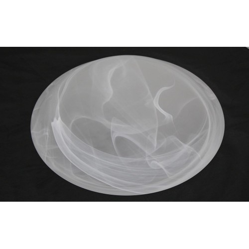 LUMINANCE Lighting Faux Alabaster Style Pendant Glass 11-3/4" Dia x 3-1/8" H G7676-4