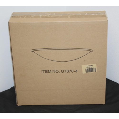 LUMINANCE Lighting Faux Alabaster Style Pendant Glass 11-3/4" Dia x 3-1/8" H G7676-4