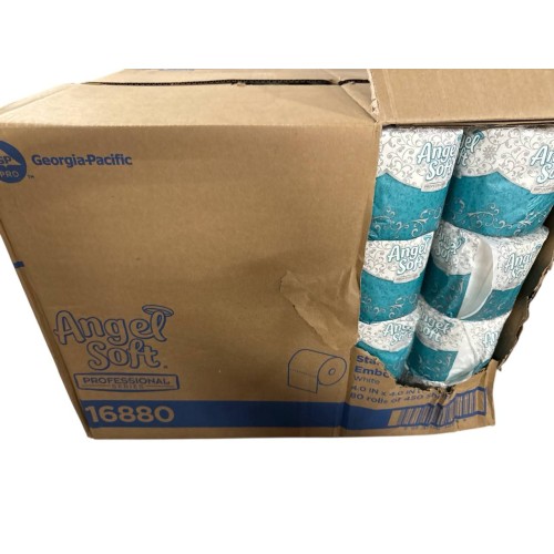 Georgia Pacific 16880 Angel Soft ps Premium Bathroom Tissue, 450 Sheets/Roll, 80 Rolls/Carton