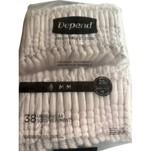 Kimberly Clark Depend FIT-FLEX Incontinence Underwear For Women - Maximum Absorbency - Blush