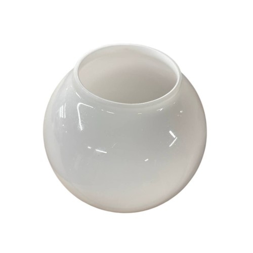6-Inch White Globe Glass Shade 3 1/4 = 3.25" Fitter Opening Lighting Fixture