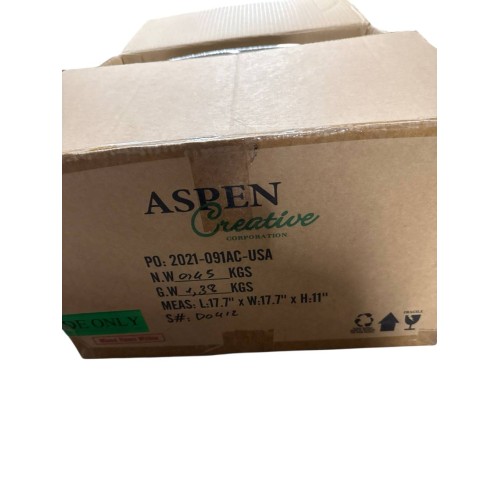 Aspen Creative 58326 Transitional Drum Shape UNO Construction Lamp Shade In Off White, 17