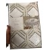 Everhome™ Diamond Weave 70" Round Tablecloth in Tan/Black/White Discontinued NWT