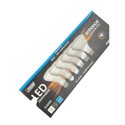 FEIT Dimmable LED 5000K Daylight 6-Pack