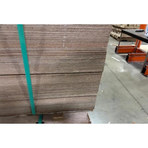 Quantity of (10) Bundles of 3.4mm 48 x 96 Nominal Overlay Meranti Plywood
