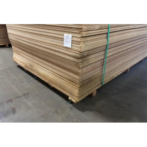 Quantity of (10) Bundles of 3.4mm 48 x 96 Nominal Overlay Meranti Plywood
