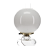  Inch Diameter USA-Made White Opal Glass Ball Shade with 4 Inch Base Fitter and 7 1/4 Inch Height