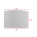 Aspen Creative 58326 Transitional Drum Shape UNO Construction Lamp Shade In Off White, 17