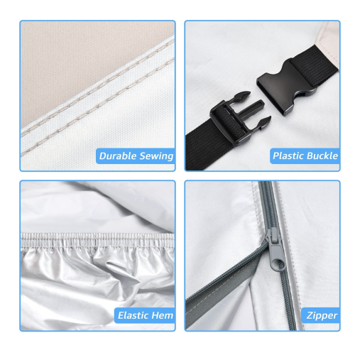 300D Top Class A RV Cover with Waterproof PU Coating Rip-Resistent & Anti-UV Winter Camper Cover Fits 37' to 40' Motorhome