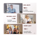 VANITII Vanity Mirror with Lights 22.8" x 31.5" 18 Bulbs 3 Color Modes Large Lighted Hollywood Makeup Mirror with USB Charging Port and 10X Magnification for Bedroom Desktop