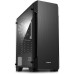 Zalman - S3 - ATX Mid-Tower PC Case - Full Acrylic Side Panel - 3x Case Fan 120mm Pre-Installed, Black