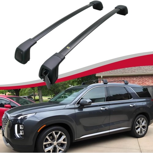 Roof Rack Cross Bars fit for Hyundai Palisade 2019 2020 2021 2022 2023 2024 2025 SE,SEL,Limited,Calligraphy Bag Luggage Kayak Canoe Bike Snowboard Skiboard