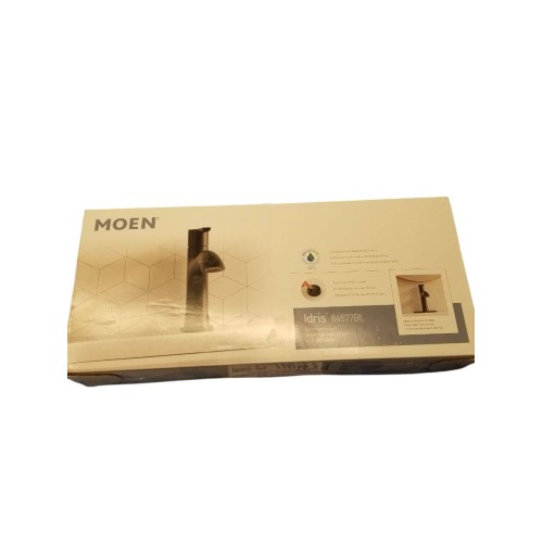 Moen Idris 84577BL Bathroom Faucet Single Hole Matte Black Finish
