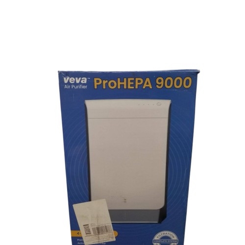 VEVA ProHEPA 9000 Air Purifier with H13 Filters for Large Rooms 600 m² Ft Advanced 4-in-1 Technology Purifier Allergens, Mould, Pollen, Smoke, Dust, Pet Dandruff & Odours Modern in White