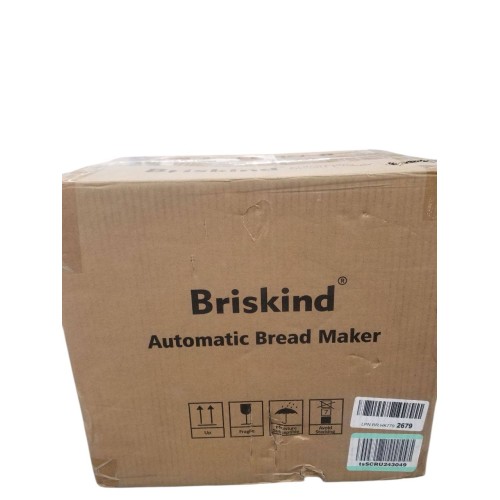 19-in-1 Compact Bread Maker Machine, 1.5 lb / 1 lb Loaf Small Breadmaker with Carrying Handle, Including Gluten Free, Dough, Jam, Yogurt Menus, Bake Evenly, Automatic Keep Warm, 3 Crust Color