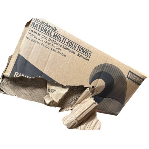 Boardwalk 6220 C-Fold Paper Towels, Bleached White, 200 Sheets/Pack, 12 Packs/Carton