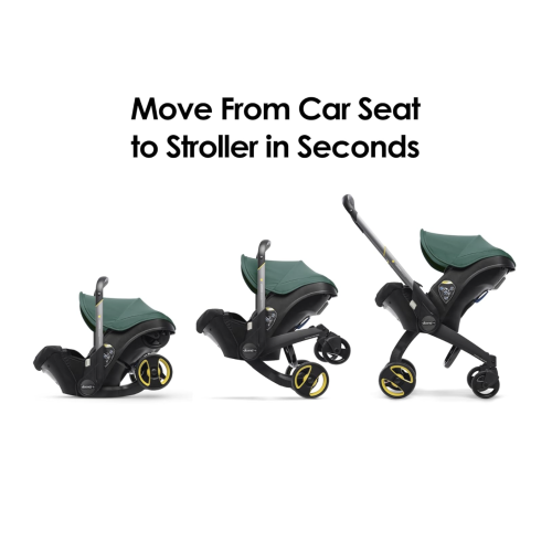 Doona Car Seat & Stroller, Racing Green - All-in-One Travel System